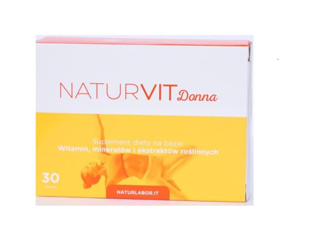 Naturvit Donna interakcje ulotka tabletki - 30 tabl.