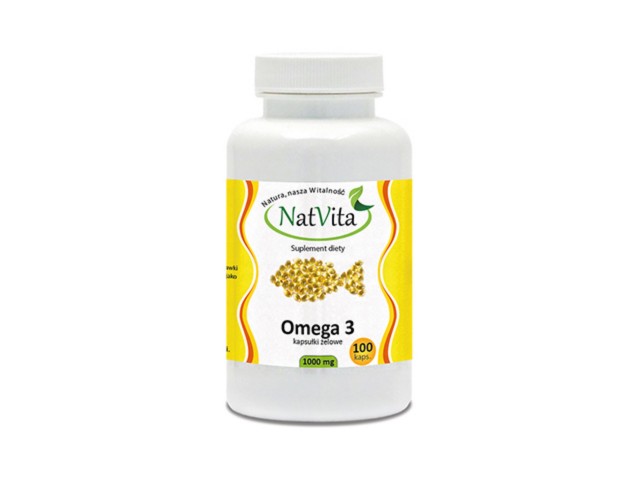 NatVita Omega-3 interakcje ulotka kapsułki  100 kaps.