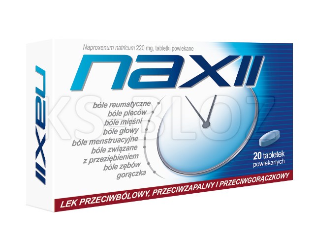 Naxii interakcje ulotka tabletki powlekane 220 mg 20 tabl. | blister