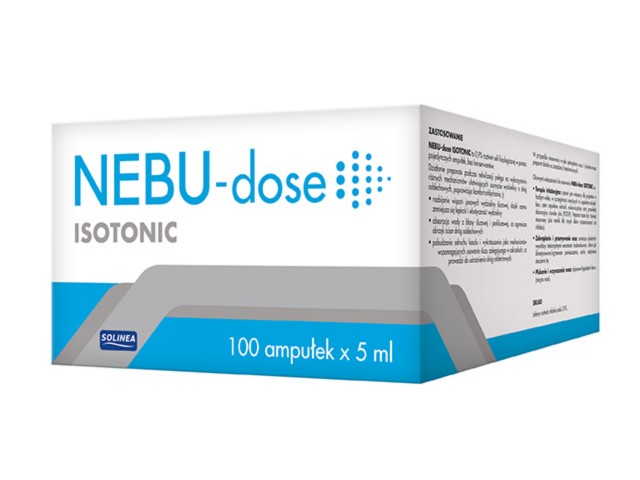 Nebu-Dose Isotonic interakcje ulotka płyn do inhalacji  100 amp. po 5 ml