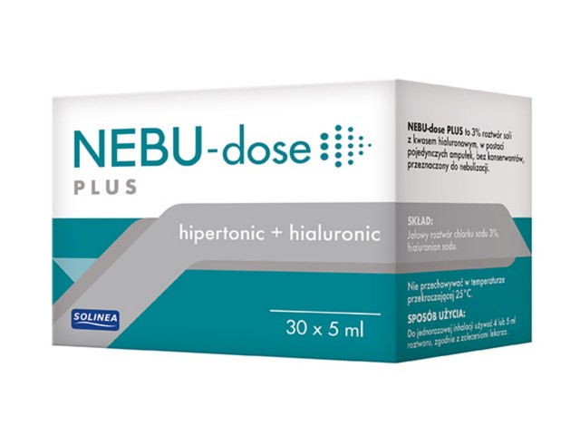 NEBU-dose PLUS interakcje ulotka płyn do inhalacji  30 amp. po 5 ml