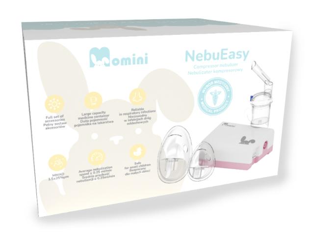 Nebueasy Nebulizator kompresorowy interakcje ulotka nebulizator kompresorowy  1 szt.