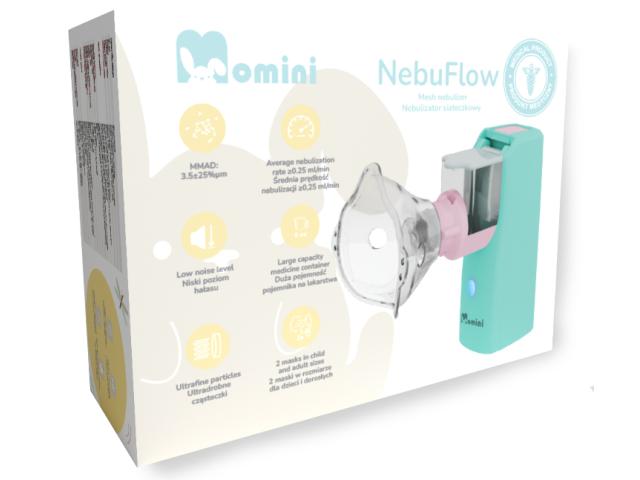 Nebuflow Nebulizator siateczkowy ultradźwiękowy medyczny MESH-S600A interakcje ulotka nebulizator siateczkowy - 1 szt.