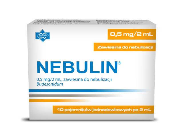 Nebulin interakcje ulotka zawiesina do nebulizacji 500 mcg/2ml 10 poj. po 2 ml