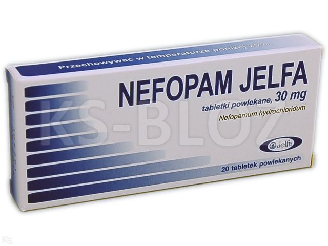 Nefopam Jelfa interakcje ulotka tabletki powlekane 30 mg 