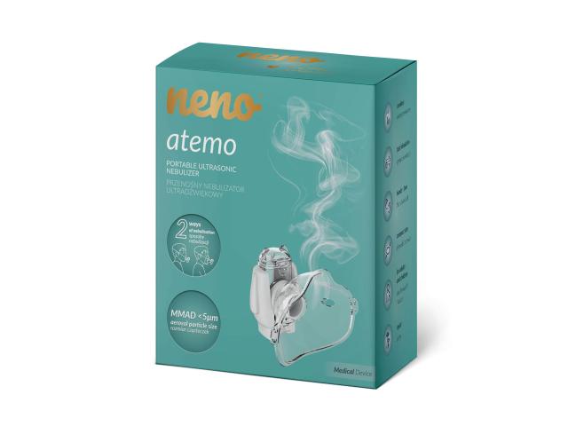 Neno Atemo Nebulizator przenośny ultradźwiękowy interakcje ulotka nebulizator ultradźwiękowy - 1 szt.