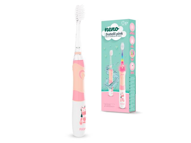 NENO FRATELLI PINK elektryczna Szczot. d/zębów dla dzieci 6+ interakcje ulotka szczotka - 1 szt.