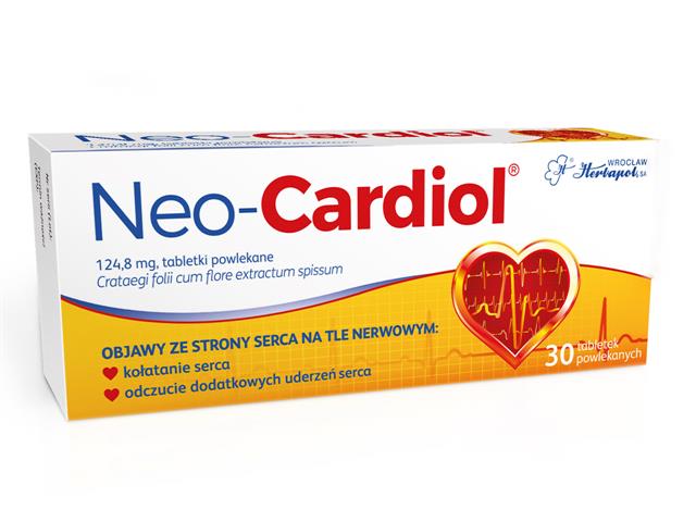 Neo-Cardiol (Cratonic) interakcje ulotka tabletki powlekane 124,8 mg 30 tabl. (3 blist. po 10 tabl.)