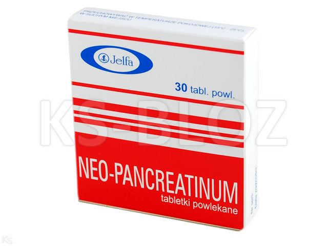 Neo-Pancreatinum interakcje ulotka tabletki powlekane 150 mg 30 tabl.
