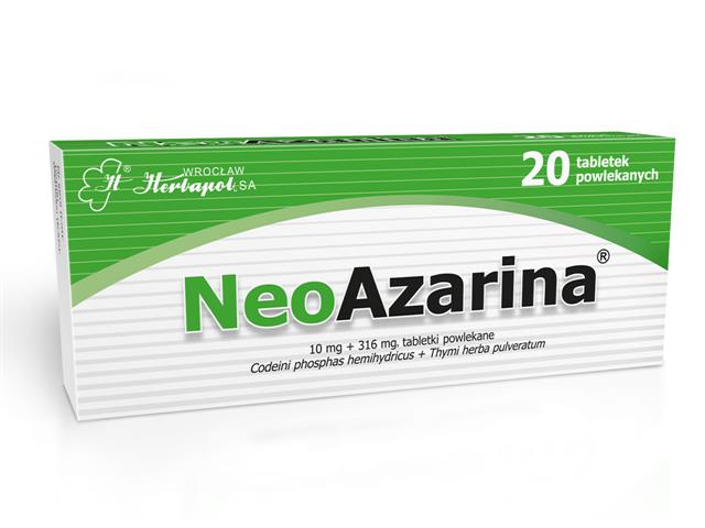 Neoazarina interakcje ulotka tabletki powlekane 316mg+10mg 20 tabl.