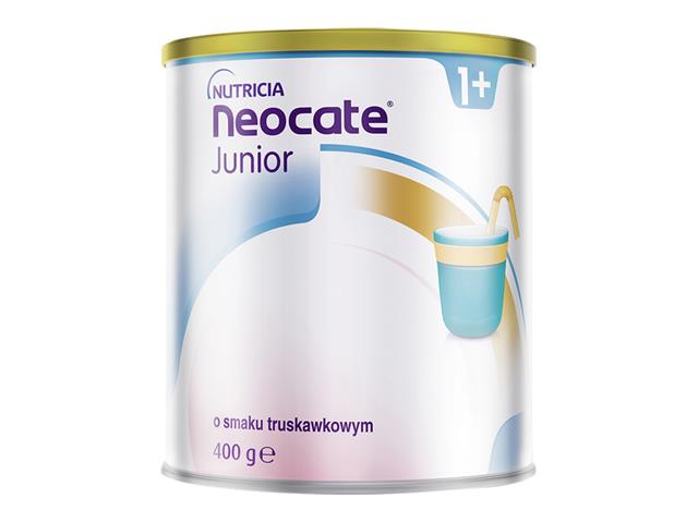 Neocate Junior o smaku truskawkowym interakcje ulotka proszek  400 g