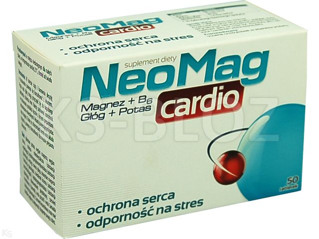 Neomag Cardio interakcje ulotka tabletki  50 tabl.