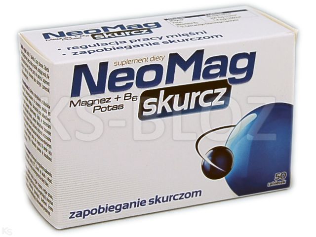 Neomag Skurcz interakcje ulotka tabletki  50 tabl.