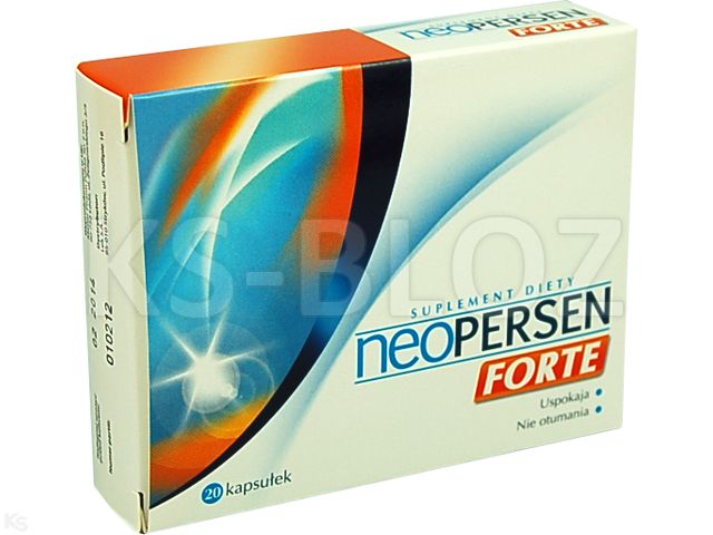 Neopersen Forte interakcje ulotka kapsułki  20 kaps.