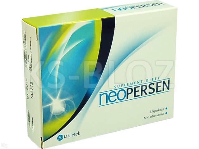 Neopersen interakcje ulotka tabletki  20 tabl.
