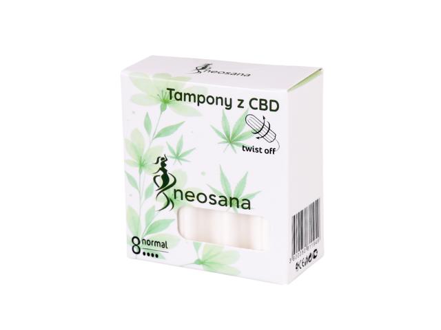 Neosana Tampony normal z CBD interakcje ulotka tampon  8 szt.