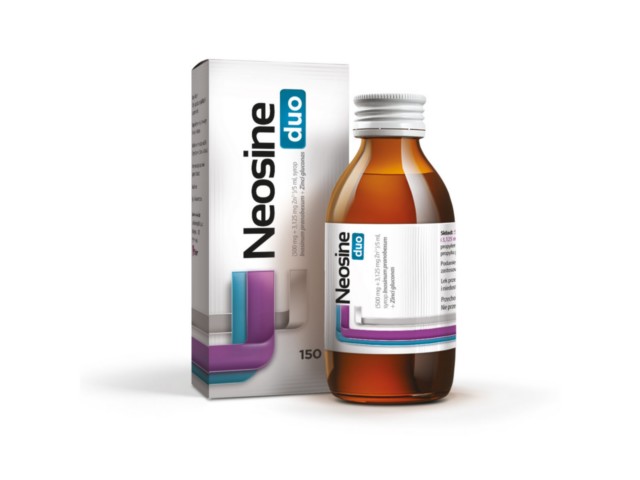 Neosine Duo interakcje ulotka syrop (500mg+3,125mg)/5ml 150 ml