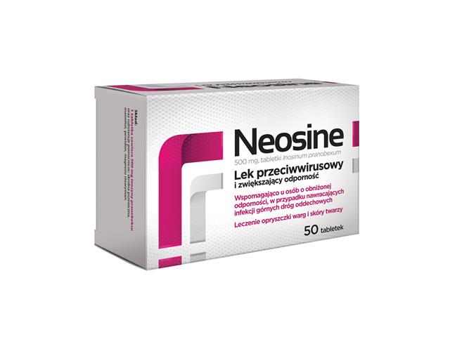 Neosine interakcje ulotka tabletki 500 mg 50 tabl.