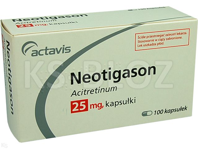 Neotigason interakcje ulotka kapsułki 25 mg 100 kaps.