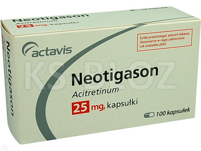 Neotigason interakcje ulotka kapsułki 25 mg 