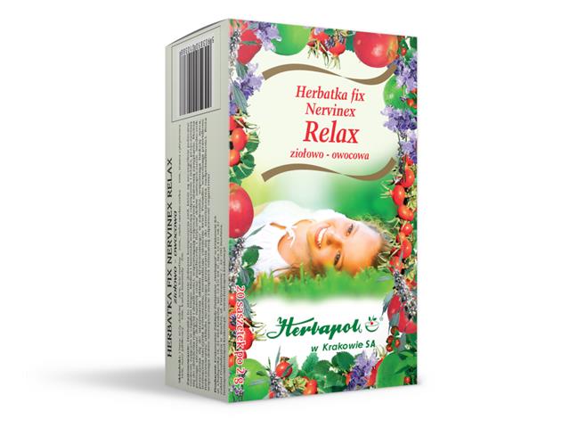 Nervinex Relax Fix Herbatka interakcje ulotka herbata  20 toreb. po 2 g