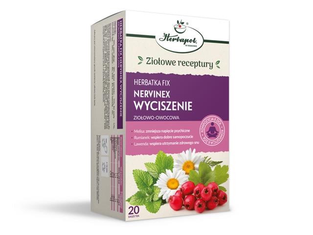 Nervinex Wyciszenie Fix Herbatka interakcje ulotka herbata  20 toreb. po 2 g