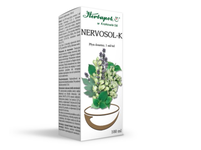 Nervosol K interakcje ulotka płyn doustny  100 ml | butelka