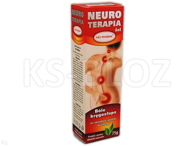 Neuro Terapia Nes Pharma Żel bóle kręgosłupa interakcje ulotka żel  75 g