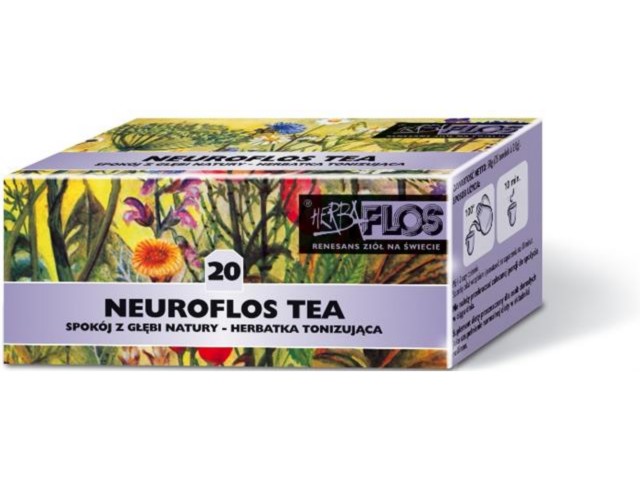 Neuroflos tea interakcje ulotka zioła do zaparzania w saszetkach  25 toreb. po 2 g