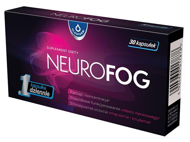 Neurofog interakcje ulotka kapsułki  30 kaps.