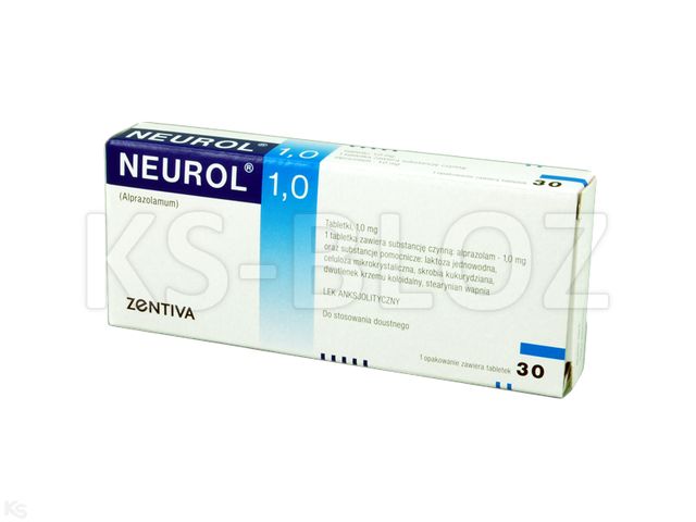 Neurol 1,0 interakcje ulotka tabletki 1 mg 30 tabl.