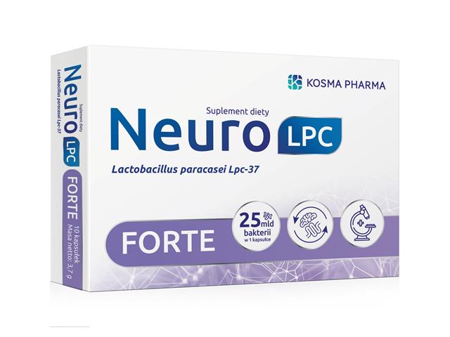 NeuroLPC Forte interakcje ulotka kapsułki  10 kaps.