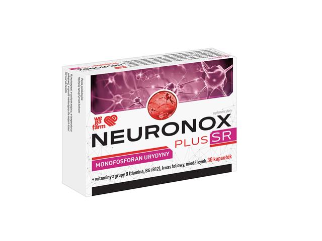 Neuronox Plus SR interakcje ulotka kapsułki  30 kaps.