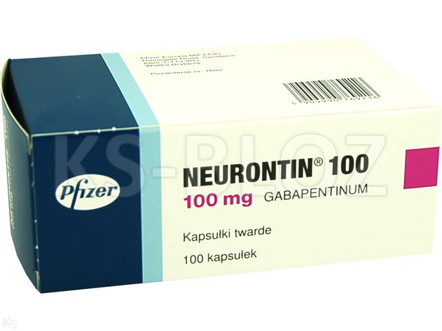 Neurontin 100 interakcje ulotka kapsułki twarde 100 mg 