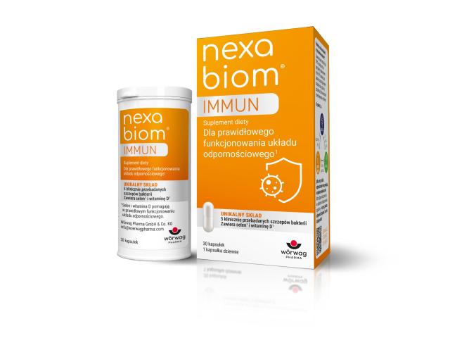 Nexabiom Immun interakcje ulotka kapsułki 30 kaps.