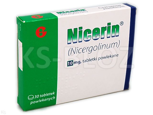 Nicerin interakcje ulotka tabletki powlekane 10 mg 30 tabl. | 1 blist.po 30 szt.