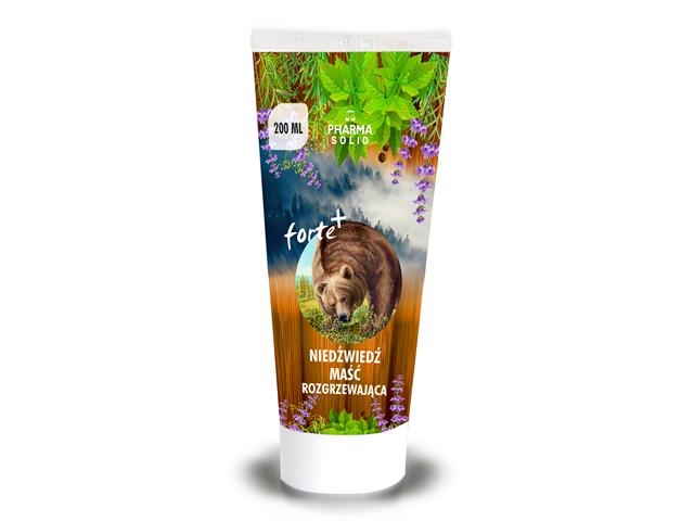 Niedźwiedź Maść rozgrzewająca forte interakcje ulotka maść - 200 ml