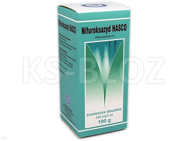 Nifuroksazyd Hasco interakcje ulotka zawiesina doustna 220 mg/5ml 100 g