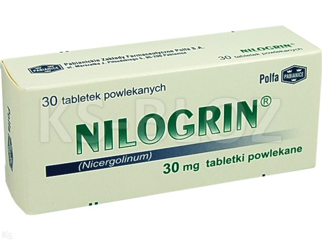 Nilogrin interakcje ulotka tabletki powlekane 30 mg 30 tabl. | blister
