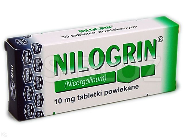 Nilogrin interakcje ulotka tabletki powlekane 10 mg 30 tabl. | blister