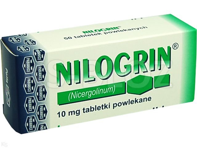 Nilogrin interakcje ulotka tabletki powlekane 10 mg 50 tabl. | blister