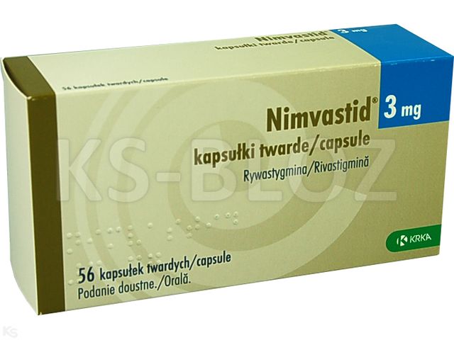 Nimvastid interakcje ulotka kapsułki twarde 3 mg 56 kaps.