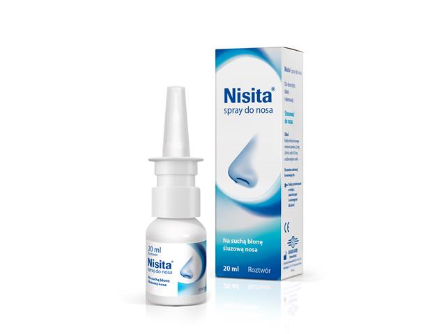 Nisita Spray do nosa interakcje ulotka spray do nosa  20 ml (but.)