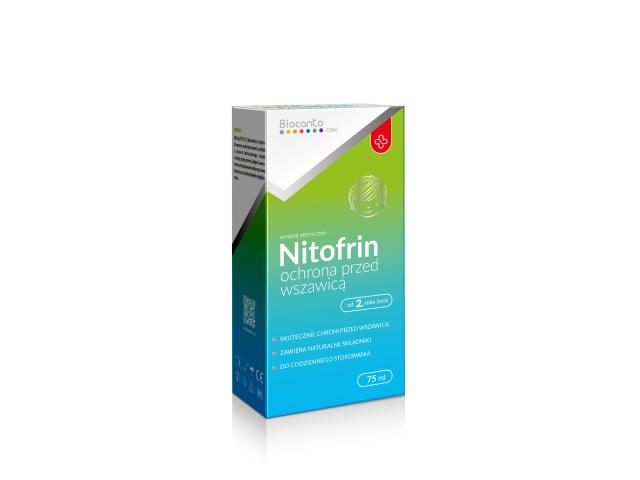 Nitofrin ochrona przed wszawicą interakcje ulotka płyn - 75 ml