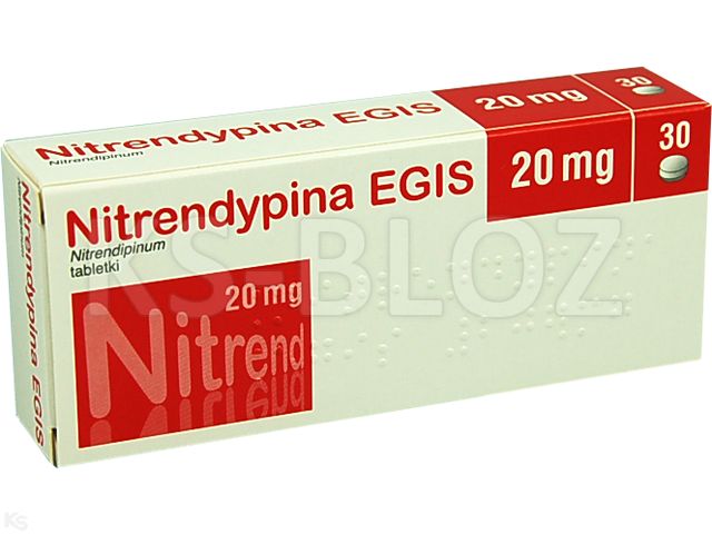 Nitrendypina Egis interakcje ulotka tabletki 20 mg 