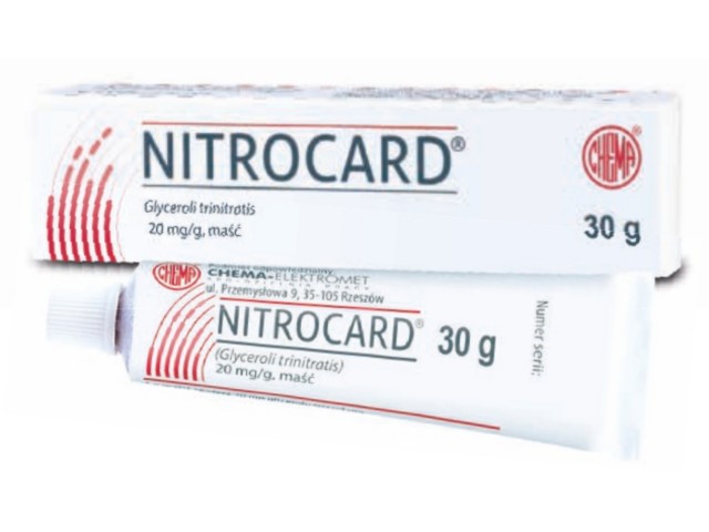 Nitrocard interakcje ulotka maść 20 mg/g 30 g | tuba