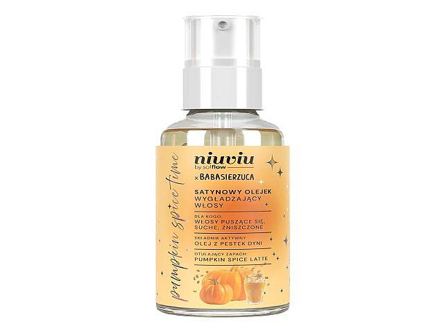 Niuviu By So!flow Pumpkin Spice Time Olejek satynowy wygładzający włosy interakcje ulotka olejek - 50 ml