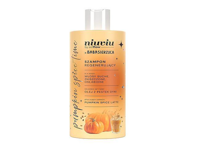 Niuviu By So!flow Pumpkin Spice Time Szampon regenerujący włosy suche zniszczone osłabione interakcje ulotka szampon - 300 ml