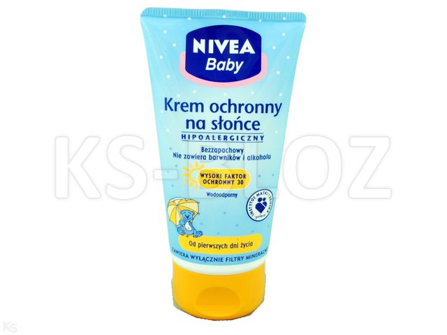 Nivea Baby Krem na słońce ochronny SPF 30 interakcje ulotka krem  75 ml