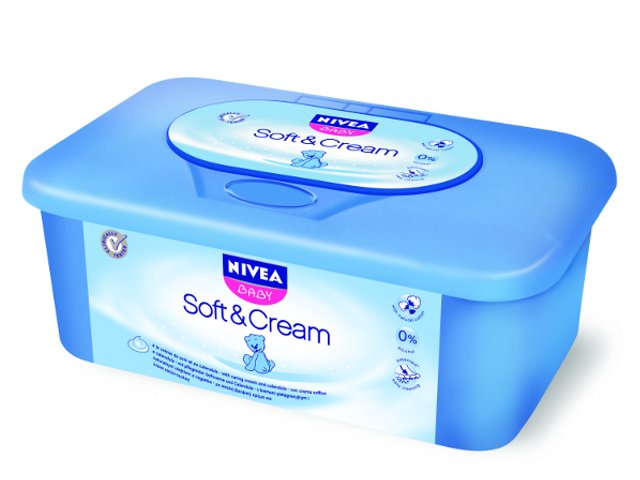 Nivea Baby Soft Cream Chusteczki nawilżane interakcje ulotka   63 szt.